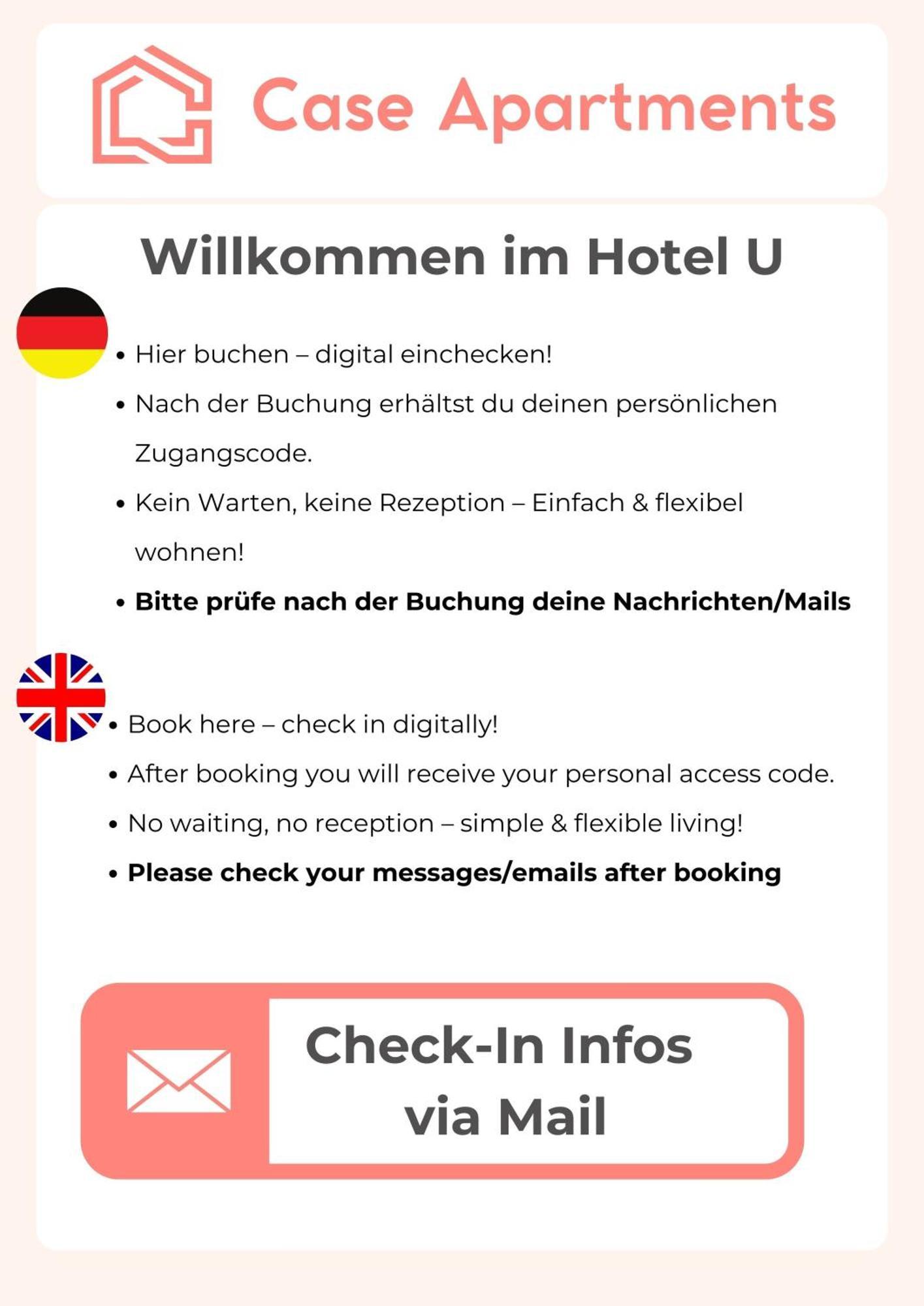 Hotel U Muelheim Free Parking Highspeed Wifi Mülheim an der Ruhr Exterior photo